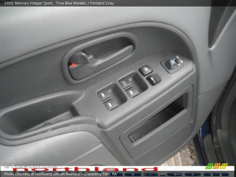 True Blue Metallic / Portland Gray 2002 Mercury Villager Sport