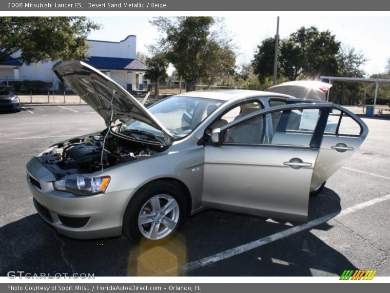 Desert Sand Metallic / Beige 2008 Mitsubishi Lancer ES