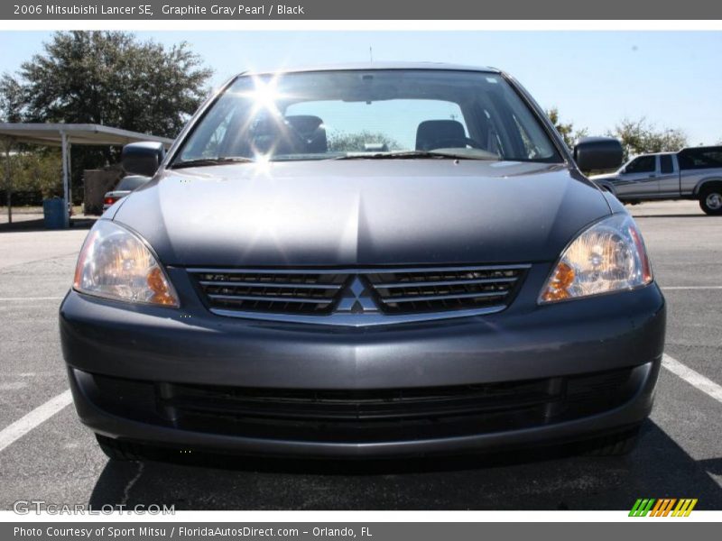 Graphite Gray Pearl / Black 2006 Mitsubishi Lancer SE