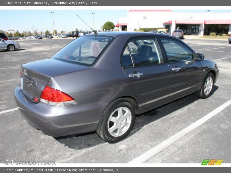 Graphite Gray Pearl / Black 2006 Mitsubishi Lancer SE