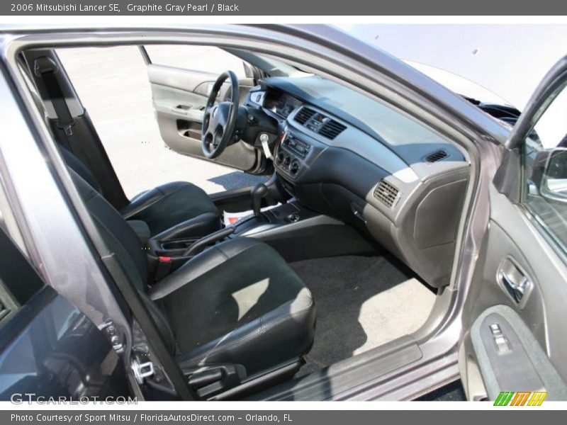 Graphite Gray Pearl / Black 2006 Mitsubishi Lancer SE