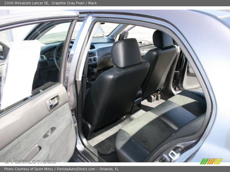 Graphite Gray Pearl / Black 2006 Mitsubishi Lancer SE