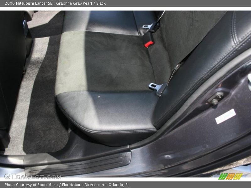 Graphite Gray Pearl / Black 2006 Mitsubishi Lancer SE