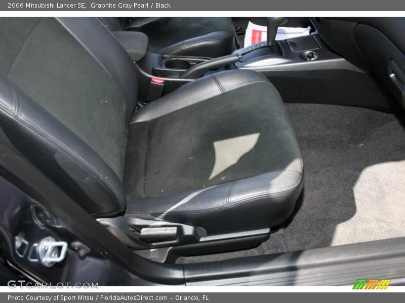Graphite Gray Pearl / Black 2006 Mitsubishi Lancer SE