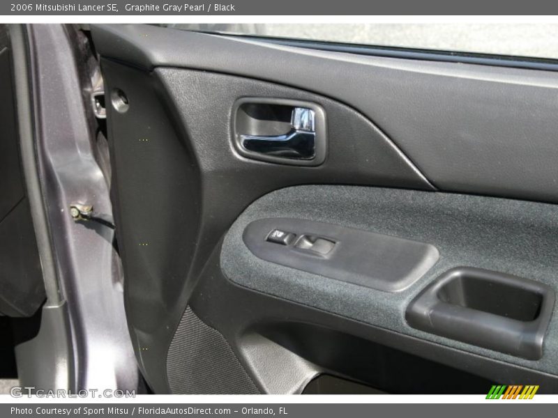 Graphite Gray Pearl / Black 2006 Mitsubishi Lancer SE