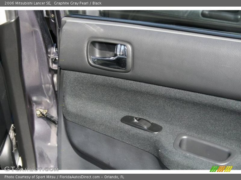 Graphite Gray Pearl / Black 2006 Mitsubishi Lancer SE