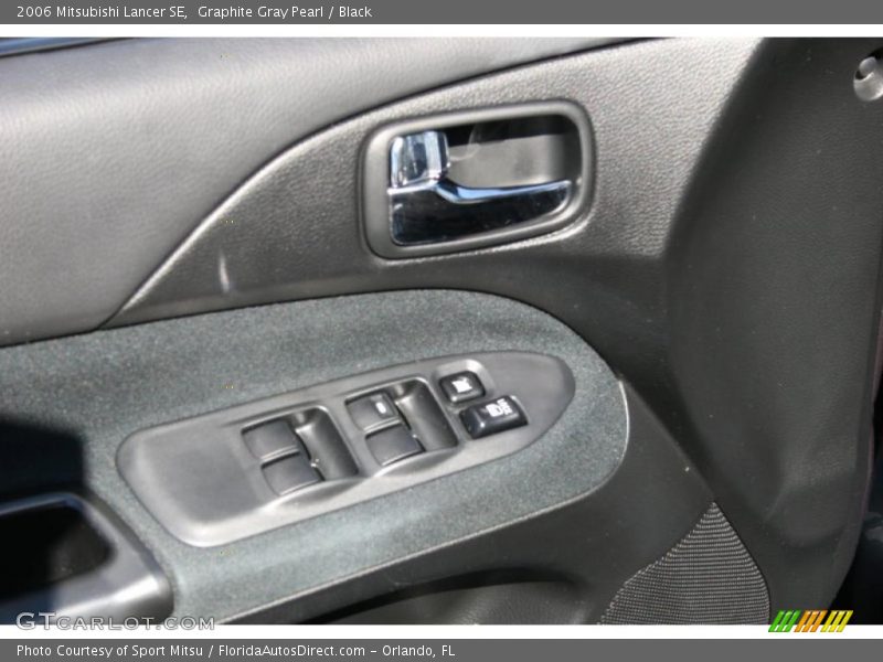 Graphite Gray Pearl / Black 2006 Mitsubishi Lancer SE