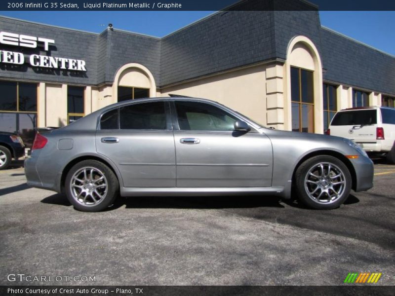 Liquid Platinum Metallic / Graphite 2006 Infiniti G 35 Sedan