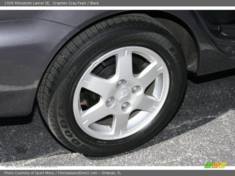 Graphite Gray Pearl / Black 2006 Mitsubishi Lancer SE