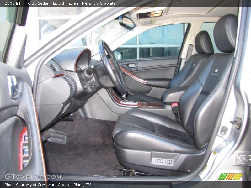 Liquid Platinum Metallic / Graphite 2006 Infiniti G 35 Sedan