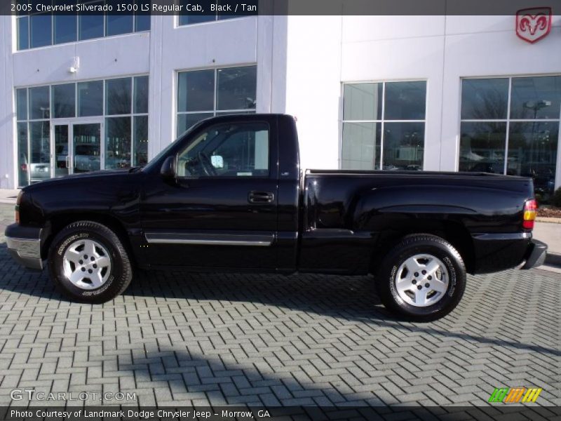 Black / Tan 2005 Chevrolet Silverado 1500 LS Regular Cab