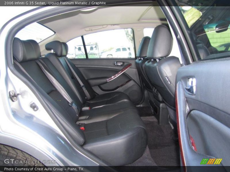 Liquid Platinum Metallic / Graphite 2006 Infiniti G 35 Sedan