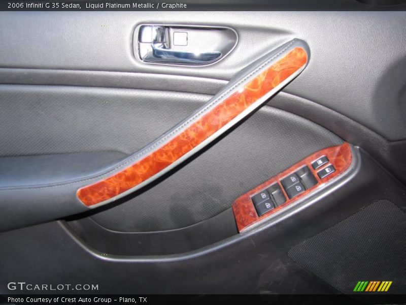 Liquid Platinum Metallic / Graphite 2006 Infiniti G 35 Sedan