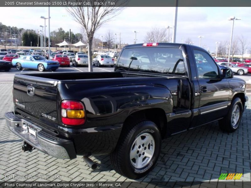 Black / Tan 2005 Chevrolet Silverado 1500 LS Regular Cab