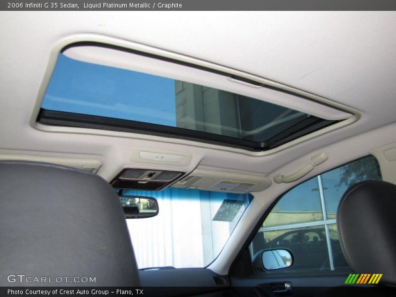 Liquid Platinum Metallic / Graphite 2006 Infiniti G 35 Sedan
