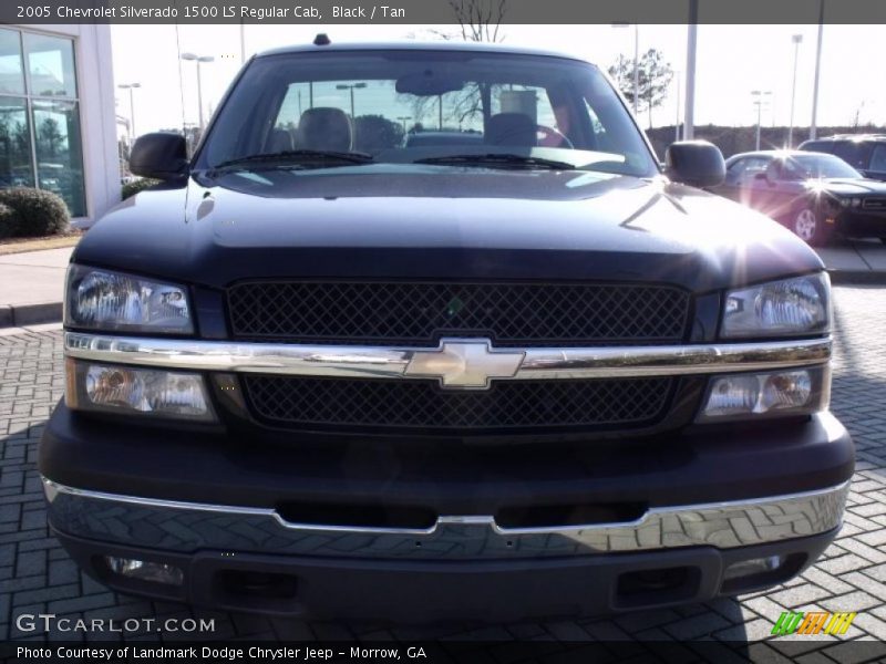 Black / Tan 2005 Chevrolet Silverado 1500 LS Regular Cab