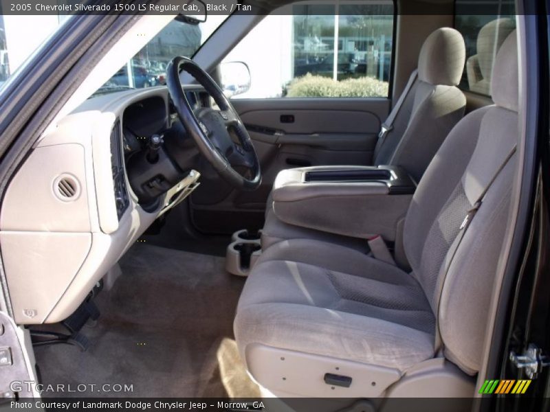 Black / Tan 2005 Chevrolet Silverado 1500 LS Regular Cab