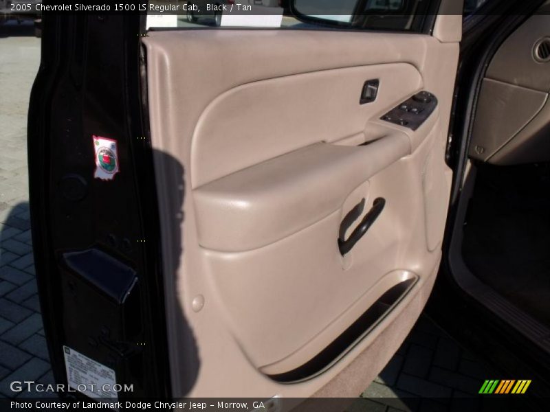 Black / Tan 2005 Chevrolet Silverado 1500 LS Regular Cab