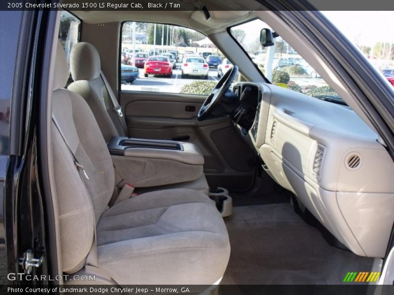 Black / Tan 2005 Chevrolet Silverado 1500 LS Regular Cab