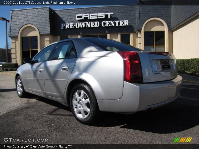 Light Platinum / Ebony 2007 Cadillac CTS Sedan