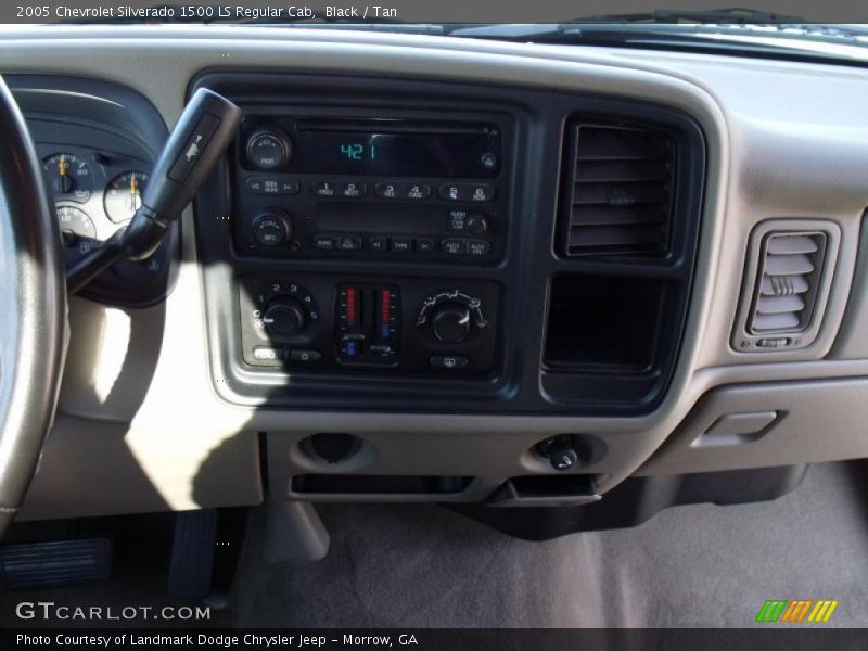 Black / Tan 2005 Chevrolet Silverado 1500 LS Regular Cab