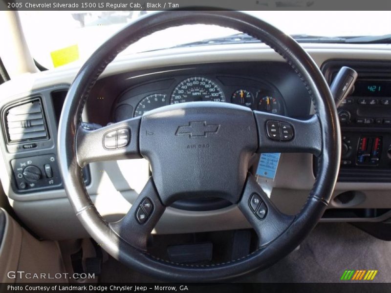 Black / Tan 2005 Chevrolet Silverado 1500 LS Regular Cab
