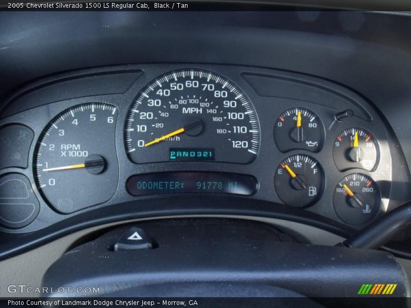 Black / Tan 2005 Chevrolet Silverado 1500 LS Regular Cab