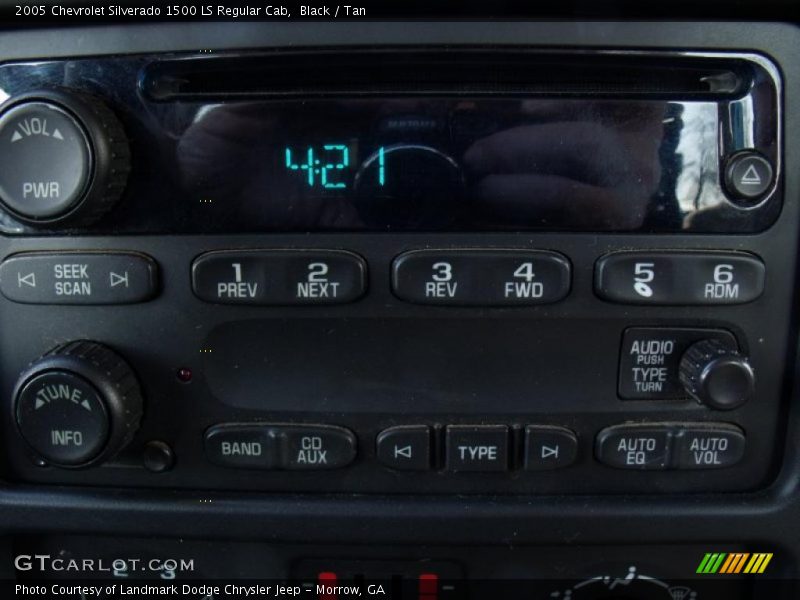 Black / Tan 2005 Chevrolet Silverado 1500 LS Regular Cab