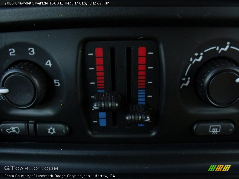 Black / Tan 2005 Chevrolet Silverado 1500 LS Regular Cab