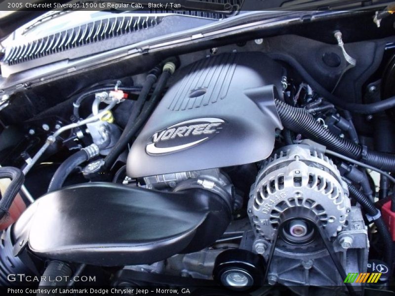 Black / Tan 2005 Chevrolet Silverado 1500 LS Regular Cab