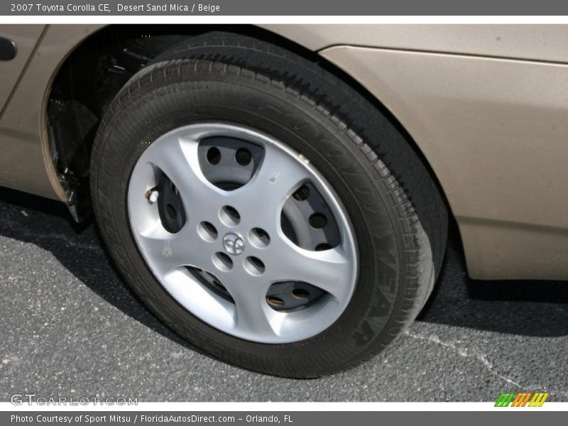 Desert Sand Mica / Beige 2007 Toyota Corolla CE