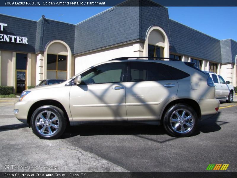 Golden Almond Metallic / Parchment 2009 Lexus RX 350
