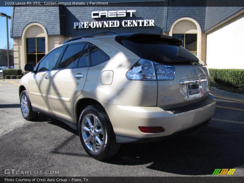 Golden Almond Metallic / Parchment 2009 Lexus RX 350