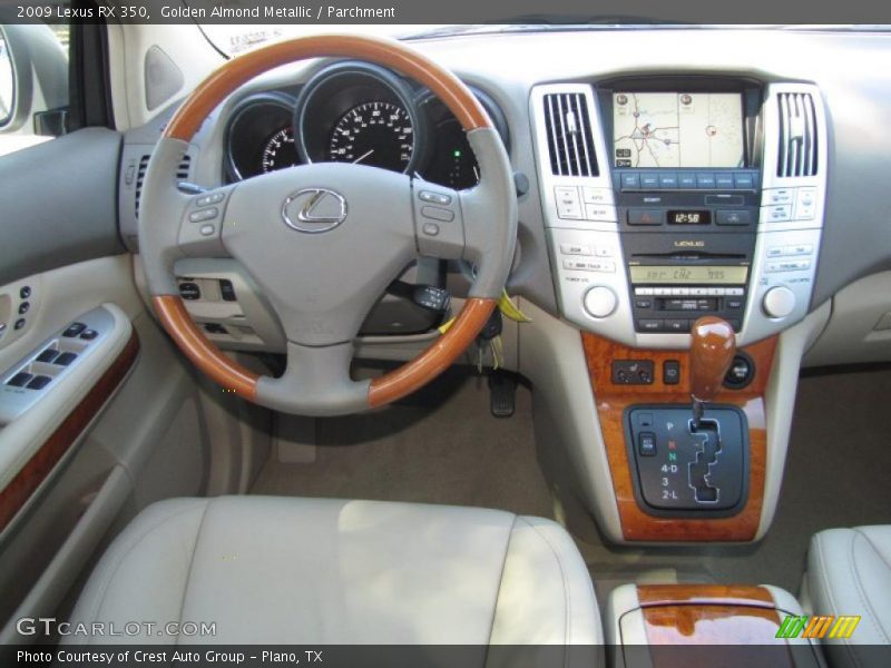 Golden Almond Metallic / Parchment 2009 Lexus RX 350
