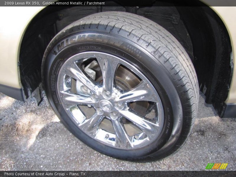 Golden Almond Metallic / Parchment 2009 Lexus RX 350