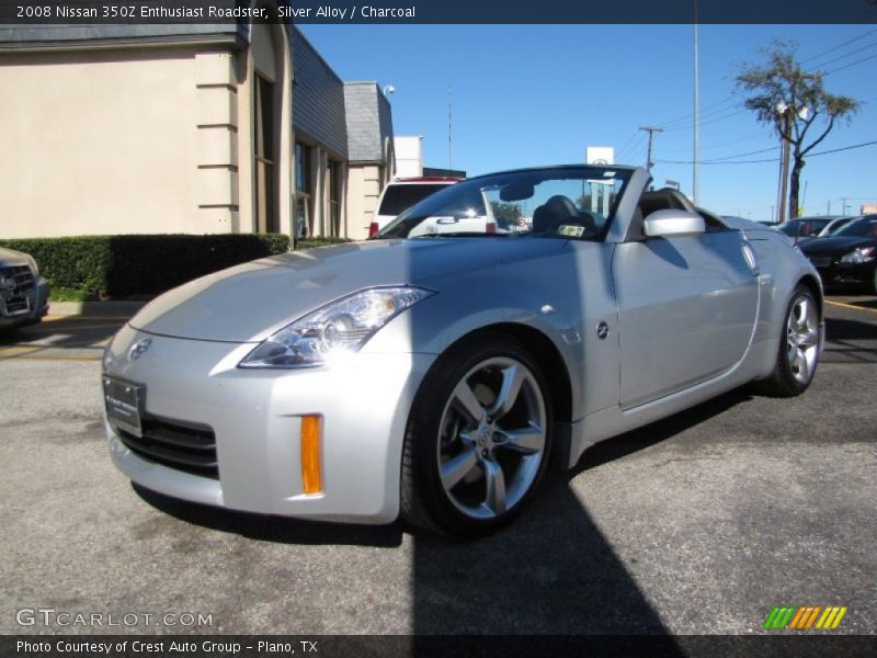Silver Alloy / Charcoal 2008 Nissan 350Z Enthusiast Roadster