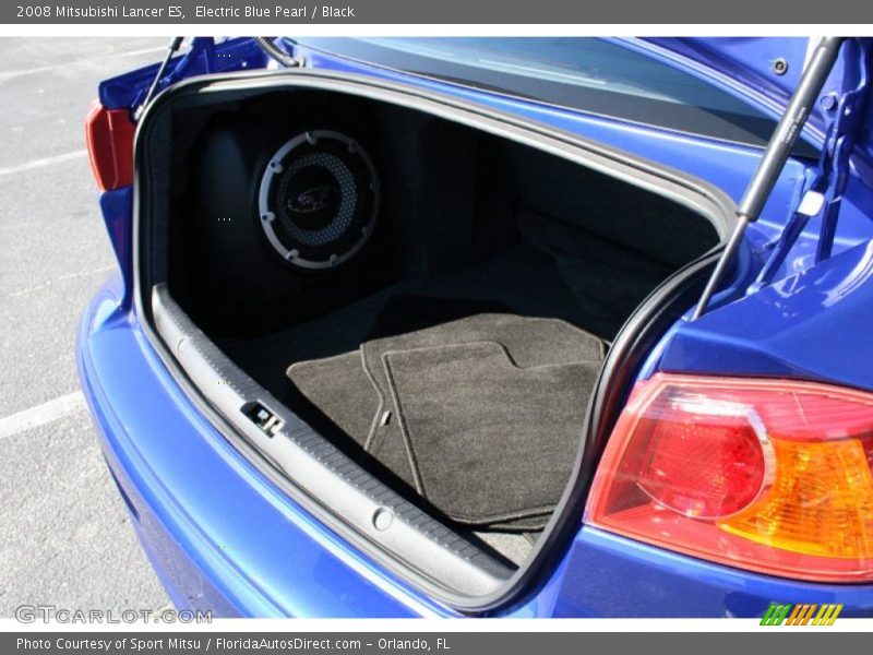 Electric Blue Pearl / Black 2008 Mitsubishi Lancer ES