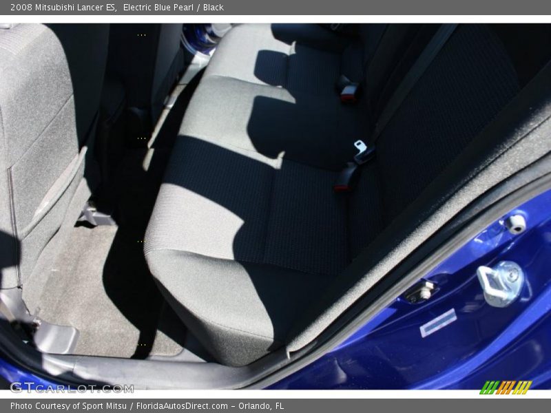 Electric Blue Pearl / Black 2008 Mitsubishi Lancer ES