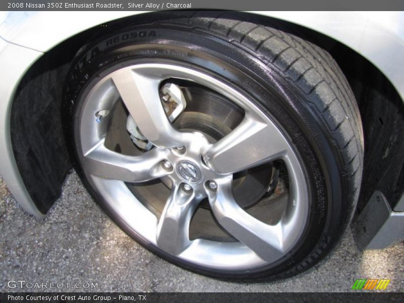 Silver Alloy / Charcoal 2008 Nissan 350Z Enthusiast Roadster