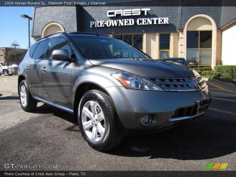Platinum Pearl Metallic / Charcoal 2006 Nissan Murano SL
