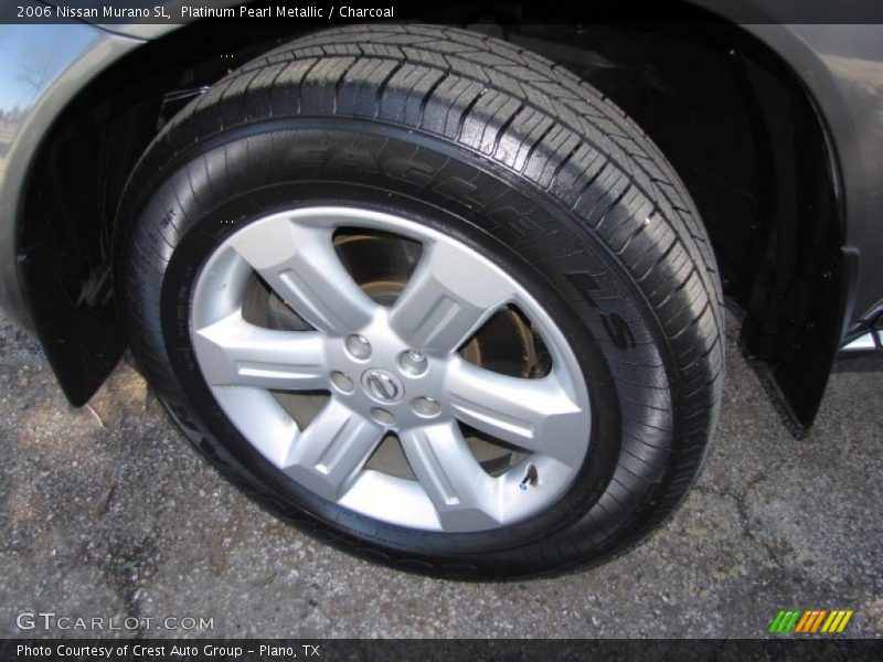 Platinum Pearl Metallic / Charcoal 2006 Nissan Murano SL
