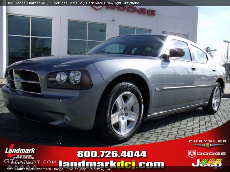 Silver Steel Metallic / Dark Slate Gray/Light Graystone 2006 Dodge Charger SXT