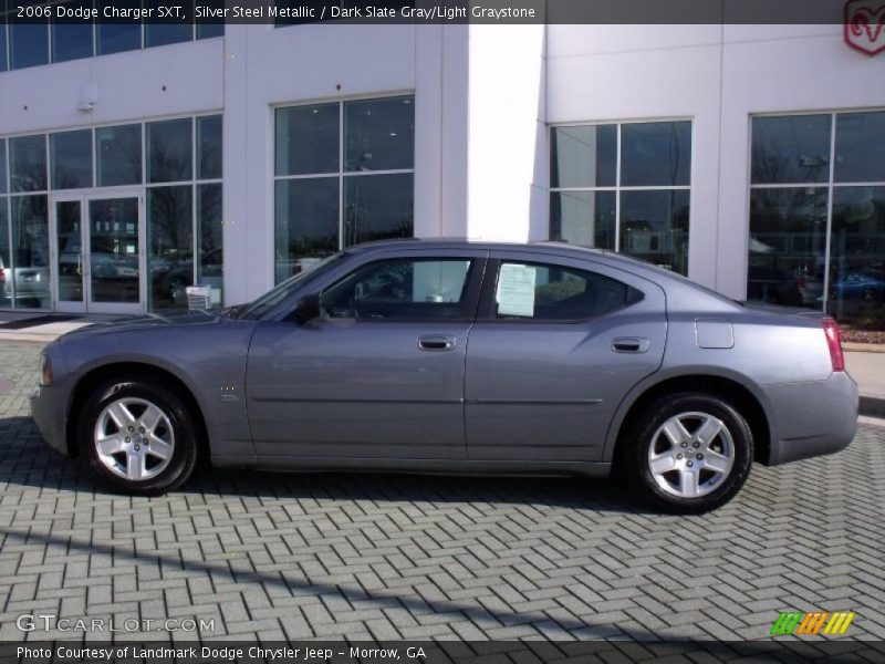 Silver Steel Metallic / Dark Slate Gray/Light Graystone 2006 Dodge Charger SXT