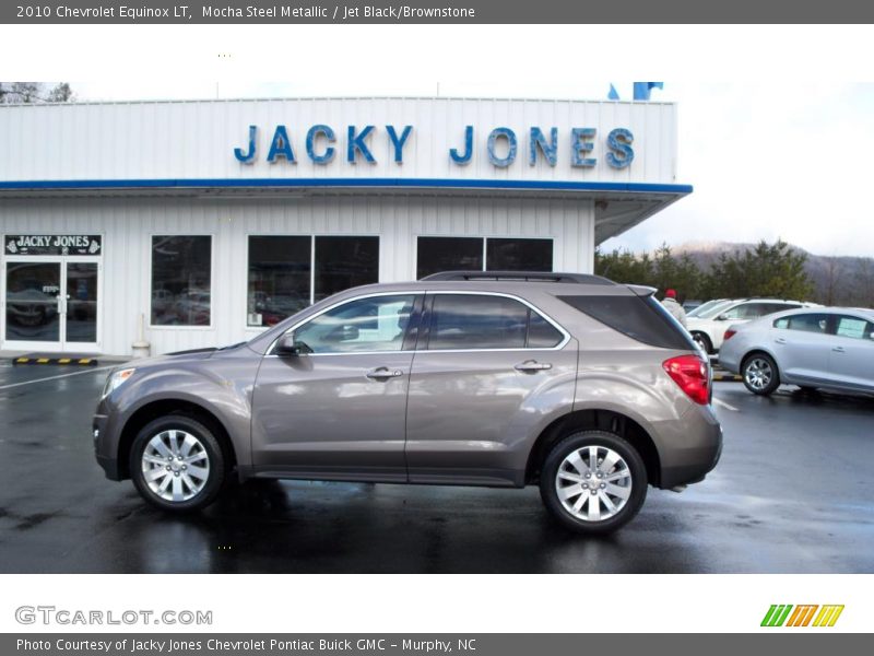 Mocha Steel Metallic / Jet Black/Brownstone 2010 Chevrolet Equinox LT