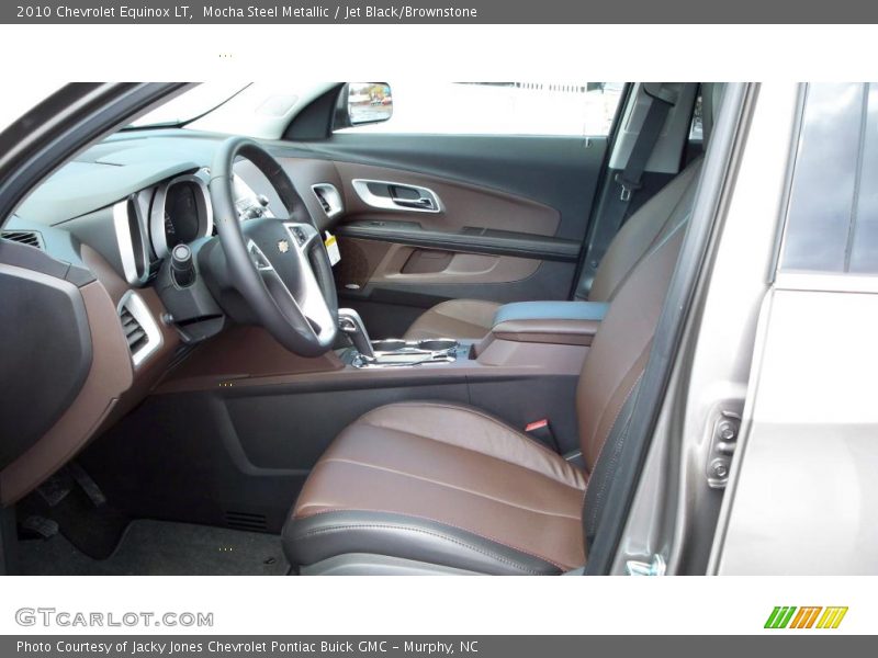 Mocha Steel Metallic / Jet Black/Brownstone 2010 Chevrolet Equinox LT