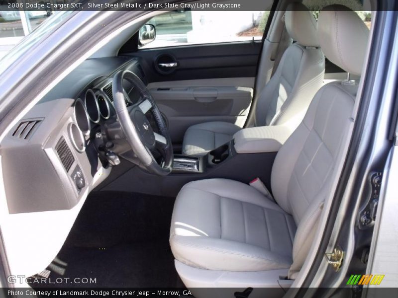 Silver Steel Metallic / Dark Slate Gray/Light Graystone 2006 Dodge Charger SXT
