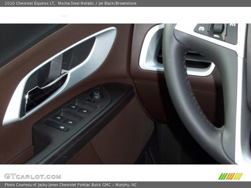 Mocha Steel Metallic / Jet Black/Brownstone 2010 Chevrolet Equinox LT