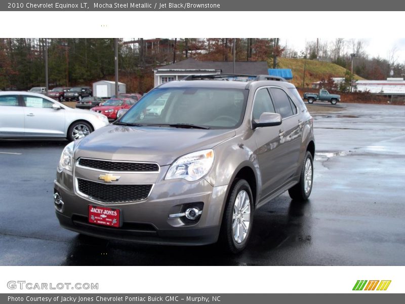 Mocha Steel Metallic / Jet Black/Brownstone 2010 Chevrolet Equinox LT