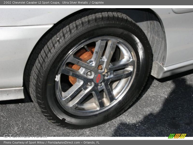 Ultra Silver Metallic / Graphite 2002 Chevrolet Cavalier LS Sport Coupe