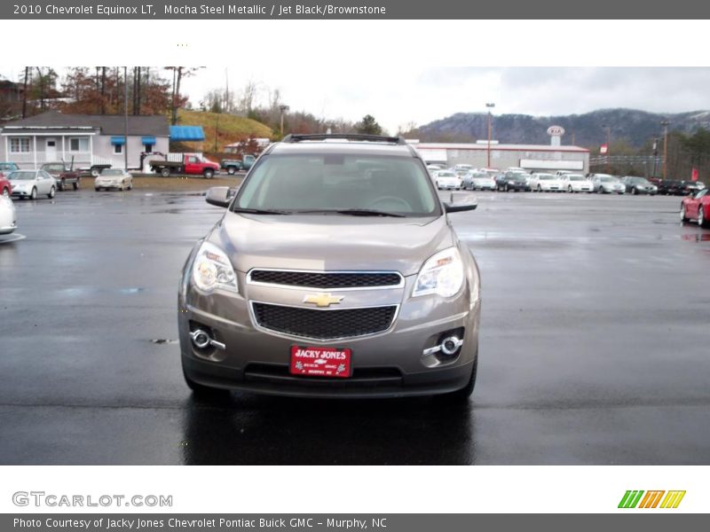Mocha Steel Metallic / Jet Black/Brownstone 2010 Chevrolet Equinox LT